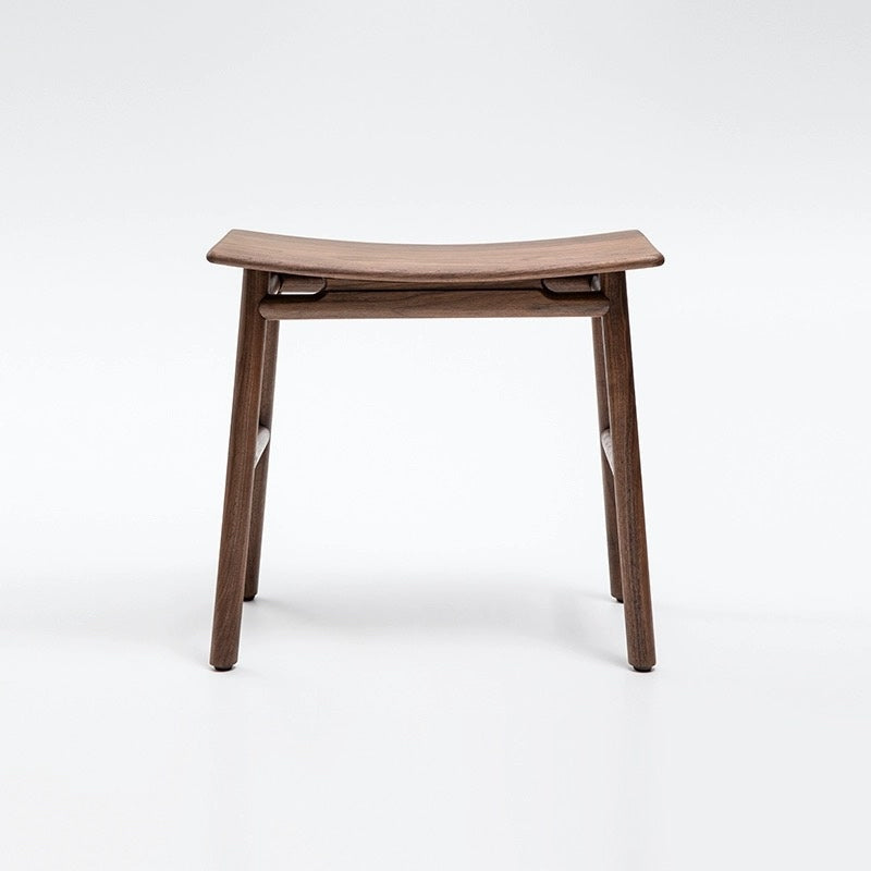 Walnut Wood Bench - Set of 2