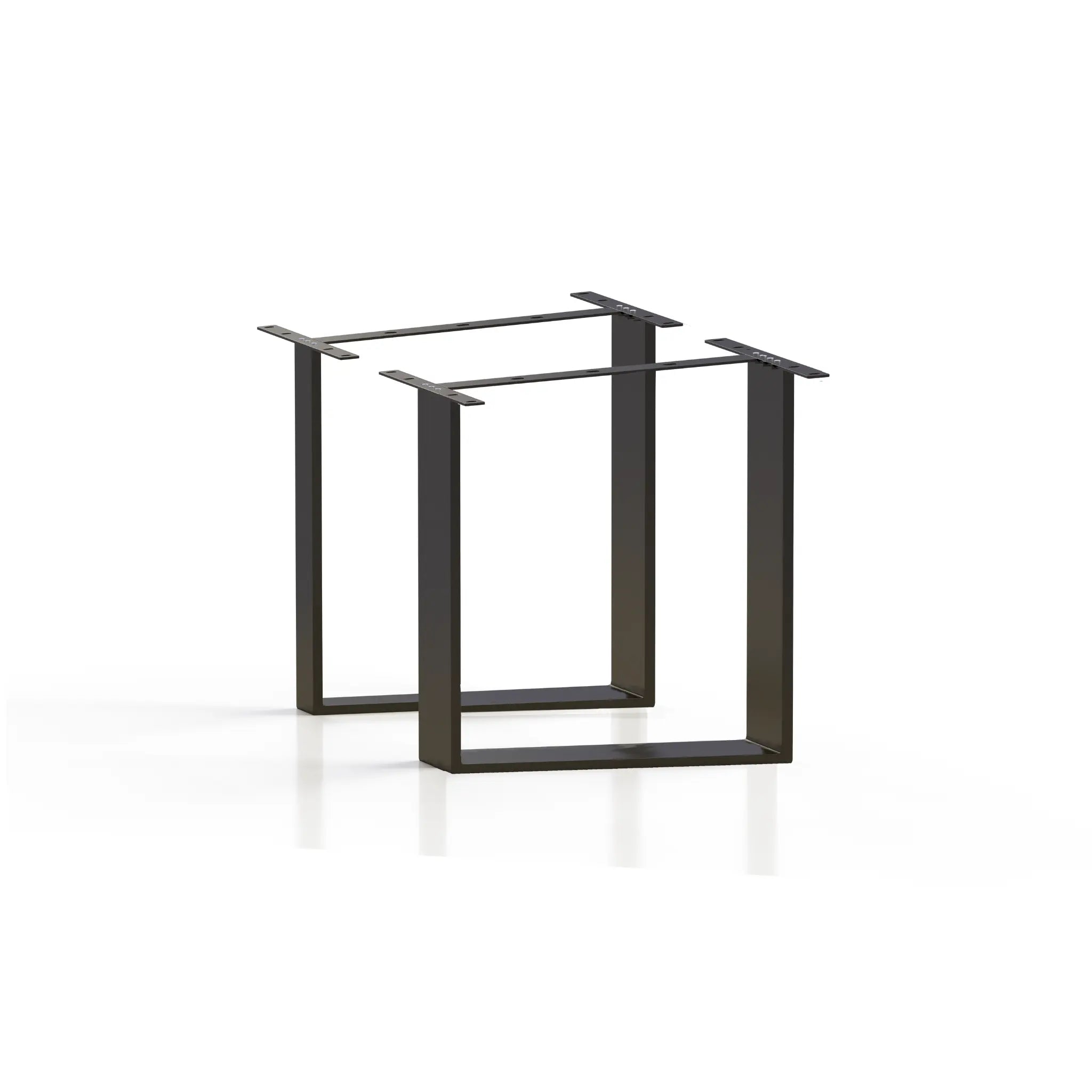 U Shape Dining Table Legs Black - Luxury Wood Tables